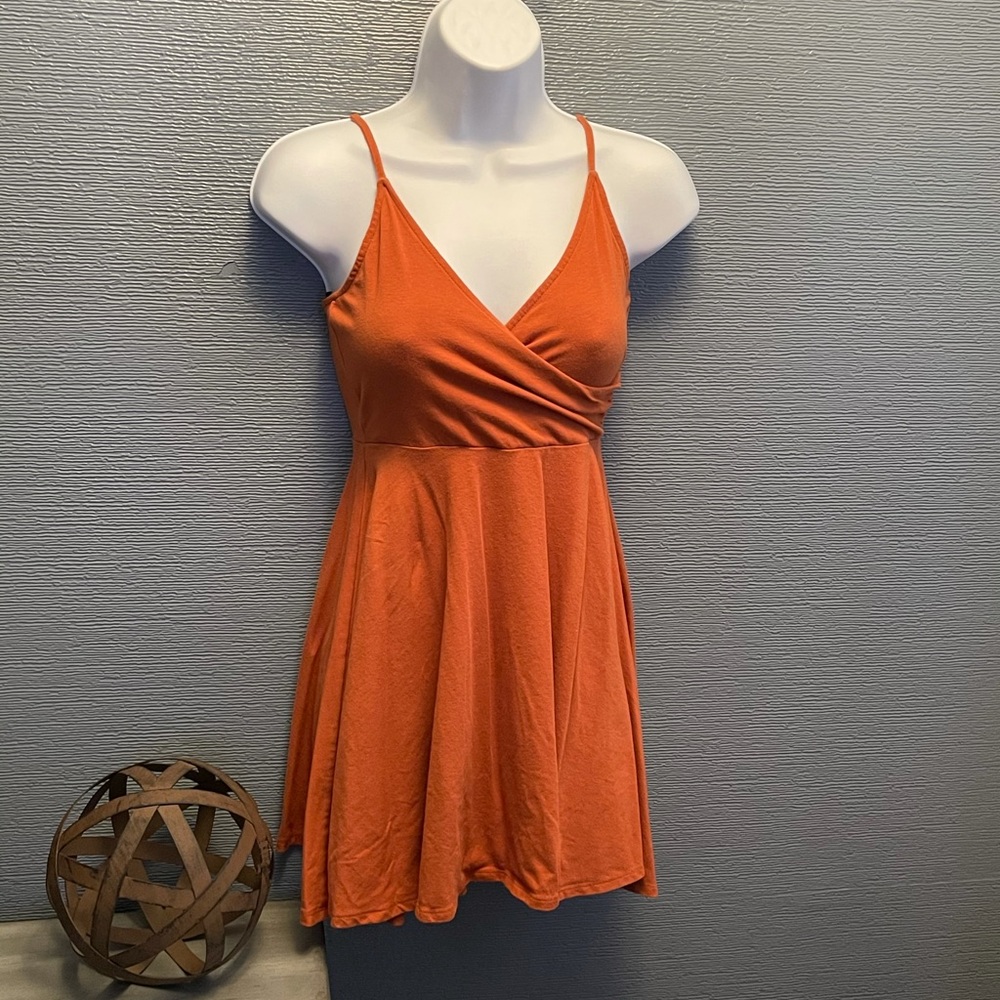 F21 Orange Mini Dress